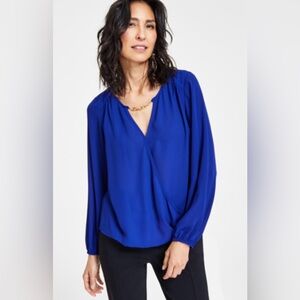INC Blue Women's Top